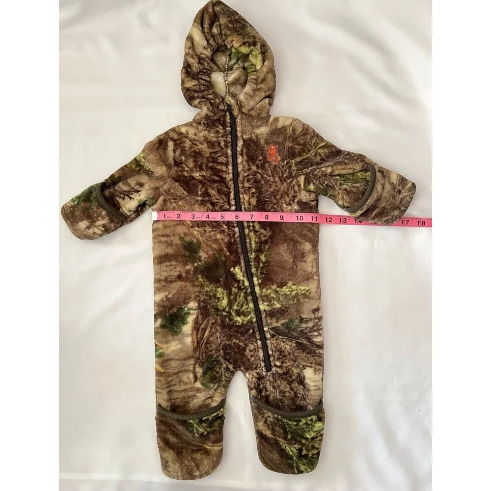 REALTREE Toddler Camo Hooded Fleece Coverall 3 Months (Bx 6)